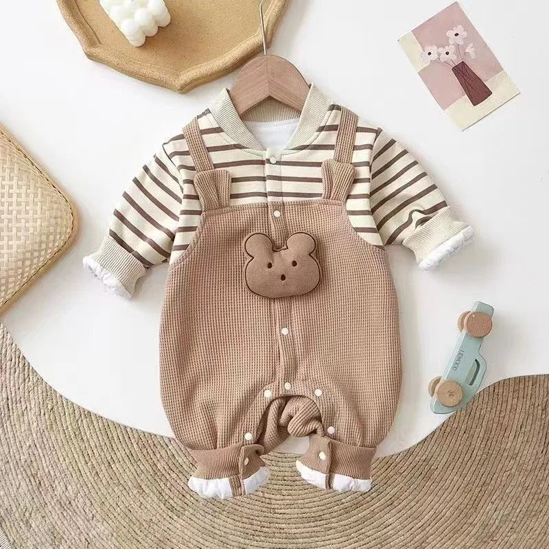 Bear pattern onesies