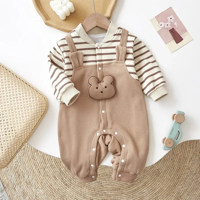 Bear pattern onesies