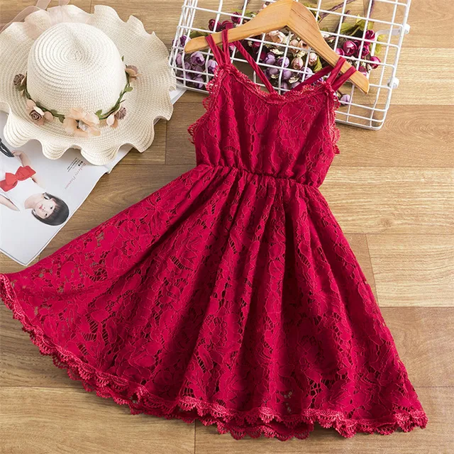 Crimson Lace Elegance