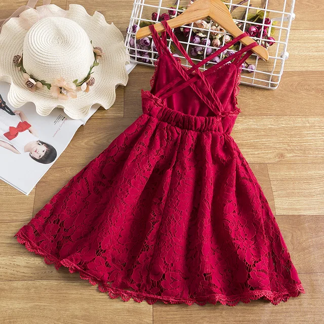 Crimson Lace Elegance